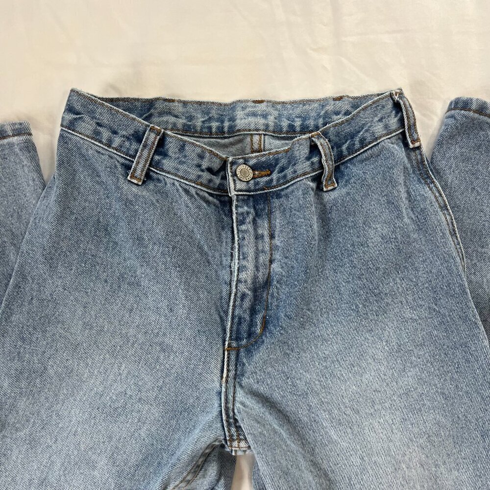 J Galt High Waist Light Wash Wide Leg Cotton Denim Jeans | Size S - Picture 3 of 6